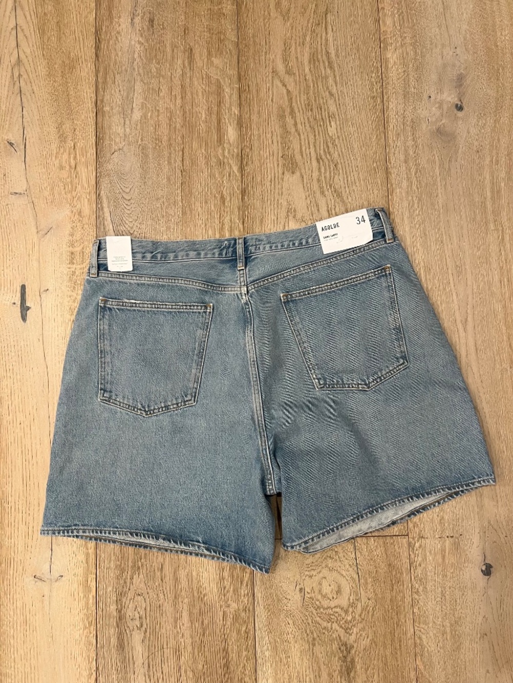 NWT AGOLDE Dame High Rise Baggy Shorts - Picture 4 of 4